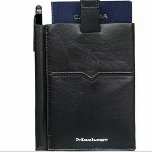 * SOLD* Mackage Vance Leather Passport Sleeve